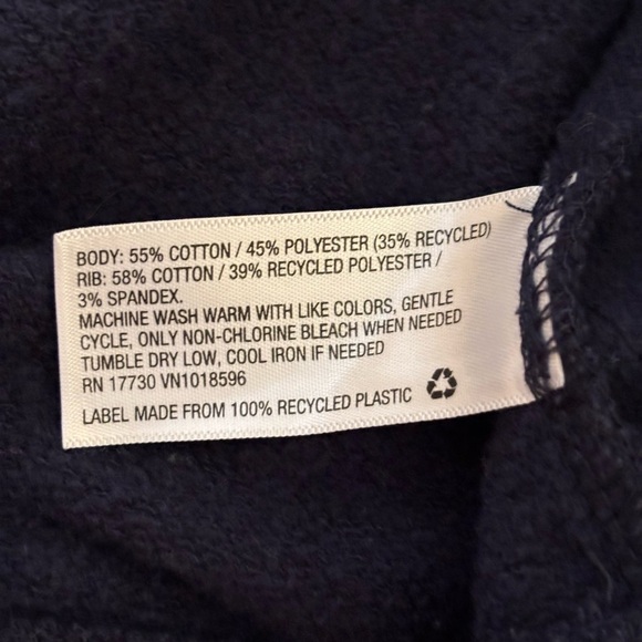 Goodfellow & Co Blue Sweatshirt Minimalist Crewneck Design - Picture 3 of 8